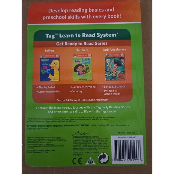 Leap Frog Get Ready To Read Series Al Can Tag Junior Short Vowel Sounds 14 Pages - Picture 2 of 5